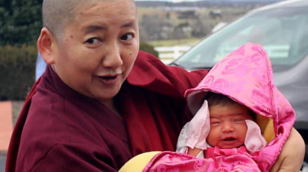 Jetsün Khandro Rinpoche introduces her niece Jetsün Gautami Thrinley Choedron, December 2012