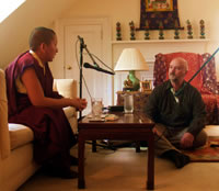 Jetsün Khandro Rinpoche speaking with Walter Fordham of Chronicles Radio.