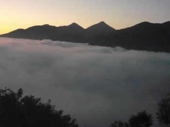 Mountain view from Santen Tse Retreat Centre