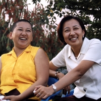 Jetsün Khandro Rinpoche and Jetsün Dechen Paldrön