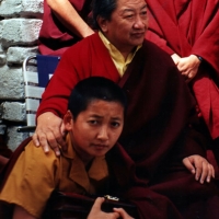 His Holiness Mindrolling Trichen Rinpoche and Jetsün Khandro Rinpoche.