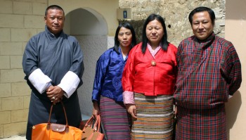 Choenyid Choedron&#039;s family members who kindly sponsored the luncheon.