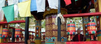 PRayer wheels at Drak Karpo.