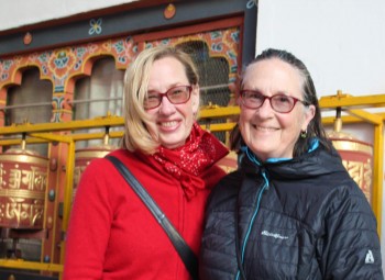 Lop&ouml;n Barbara Ryan and Lop&ouml;n Helen Berliner in Thimphu.