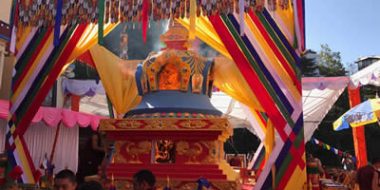 Cremation of the Kudung of Kyabje Taklung Tsetrul Rinpoche