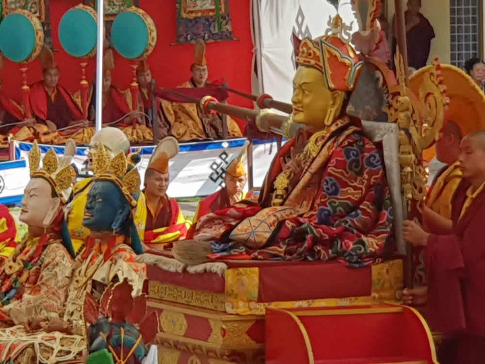 The Great Tse Chu ceremony of Mindrolling in India, 2018