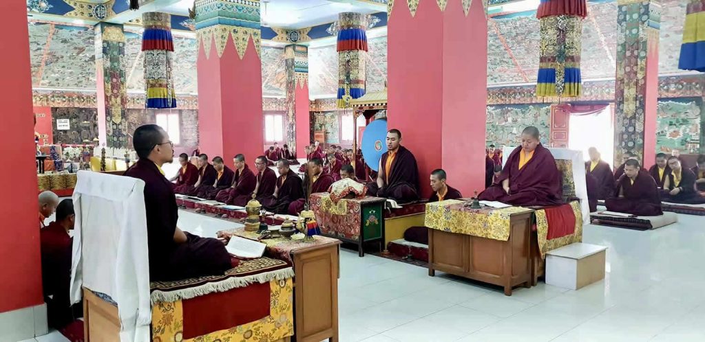 Prayers at Mindrolling Monastery mark the passing of Gyari Rinpoche