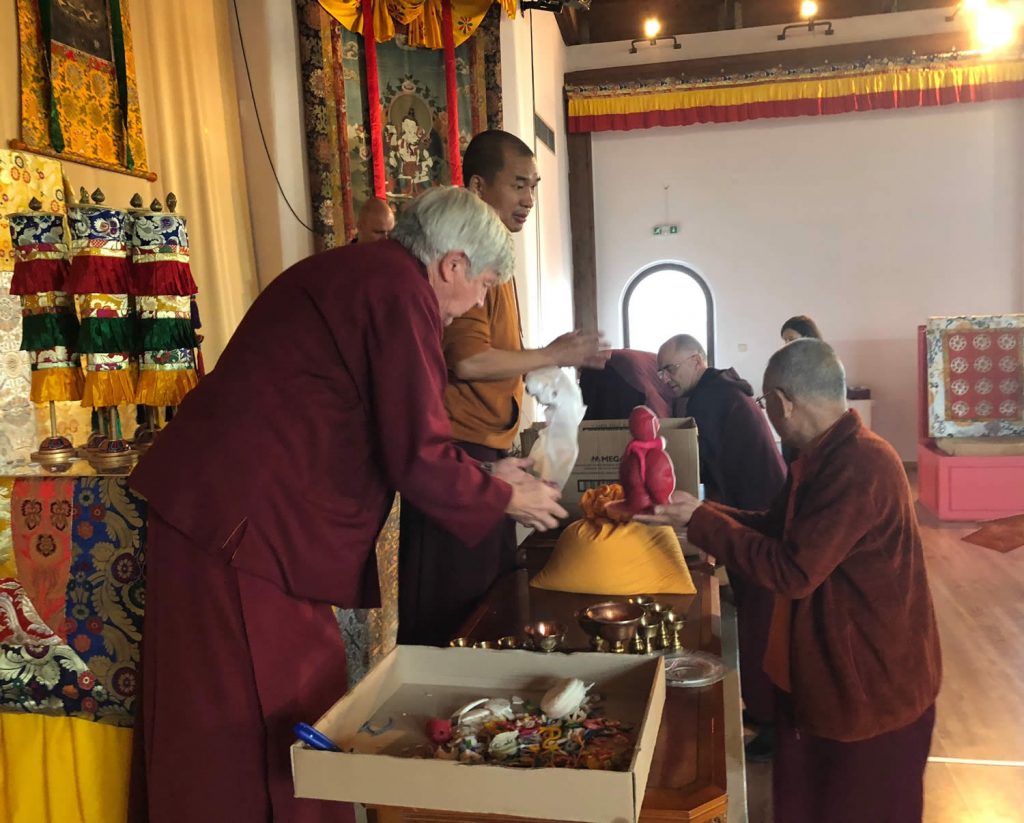 Mahasangha 2018 - Shrine Room Set-Up