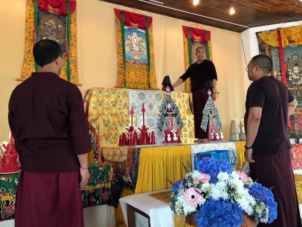 Mahasanga 2018 - Shrine Room Set-Up