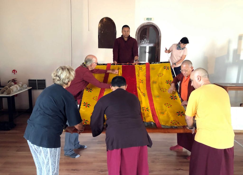 Mahasangha 2018 - Shrine Room Set-Up