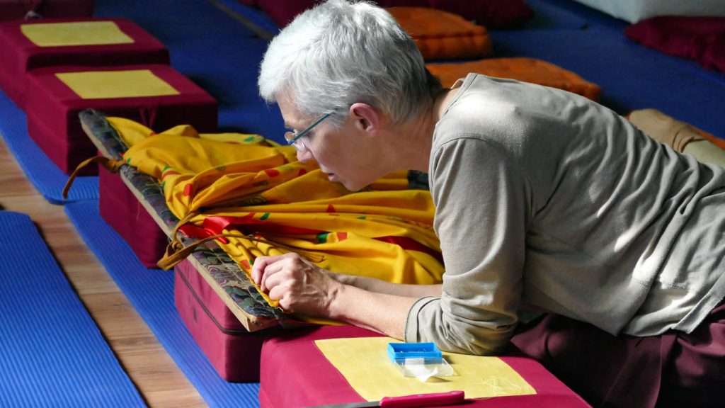 Mahasangha 2018 - Shrine Room Set-Up