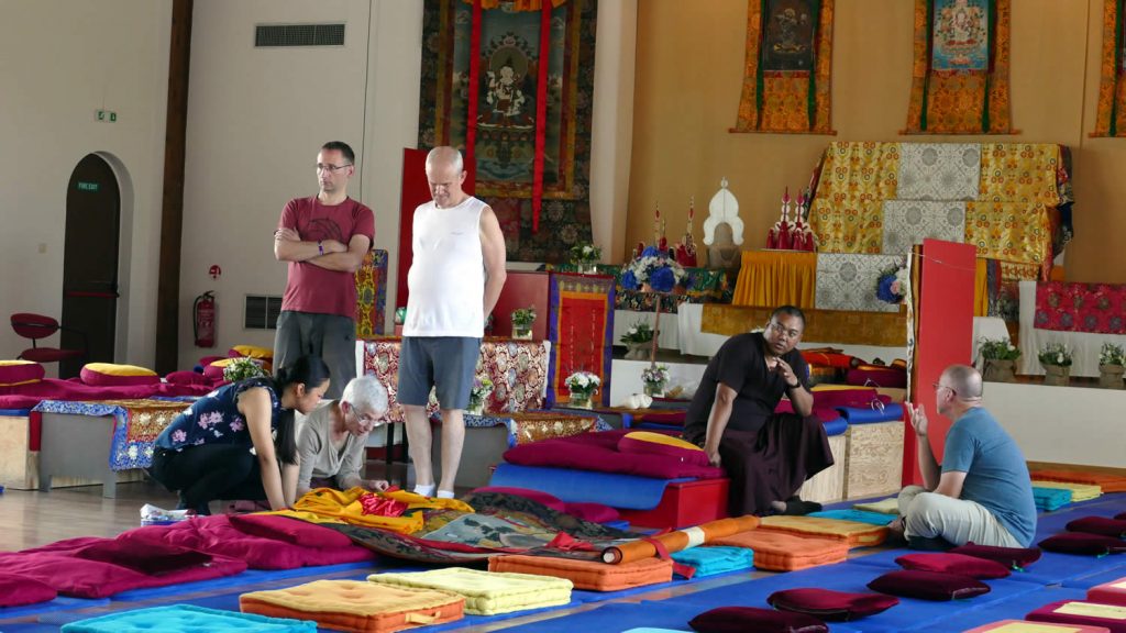 Mahasangha 2018 - Shrine Room Set-Up