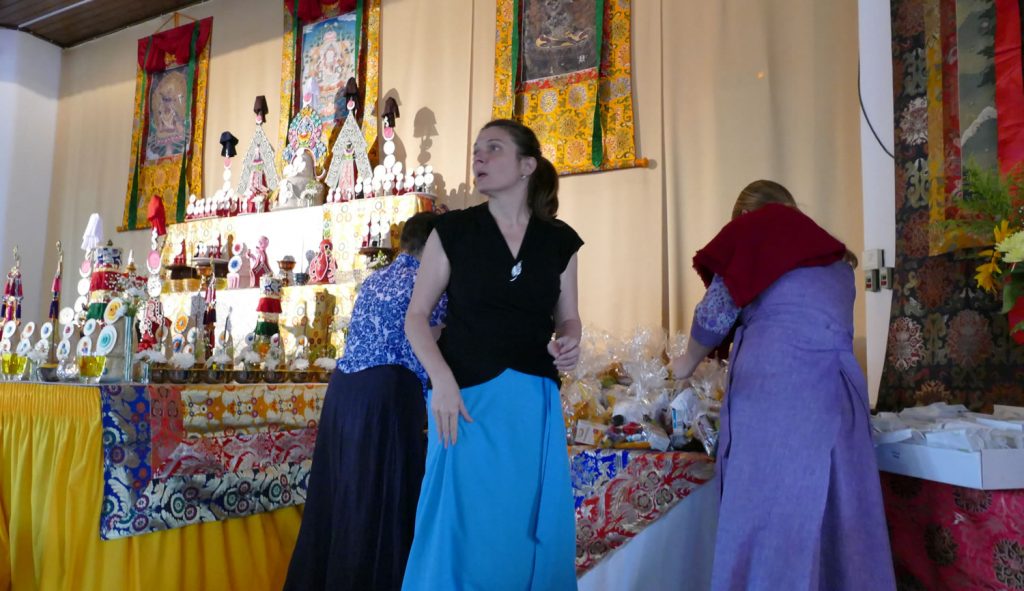 Mahasangha 2018 - Shrine Room Set-Up