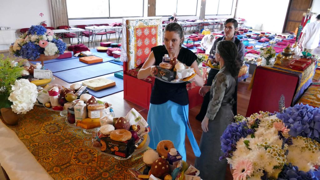 Mahasangha 2018 - Shrine Room Set-Up