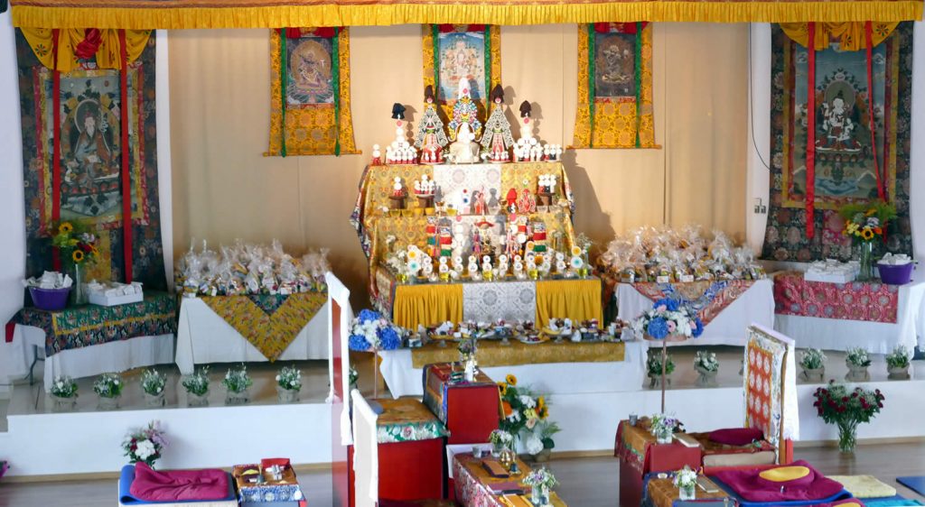 Mahasangha 2018 - Shrine Room Set-Up