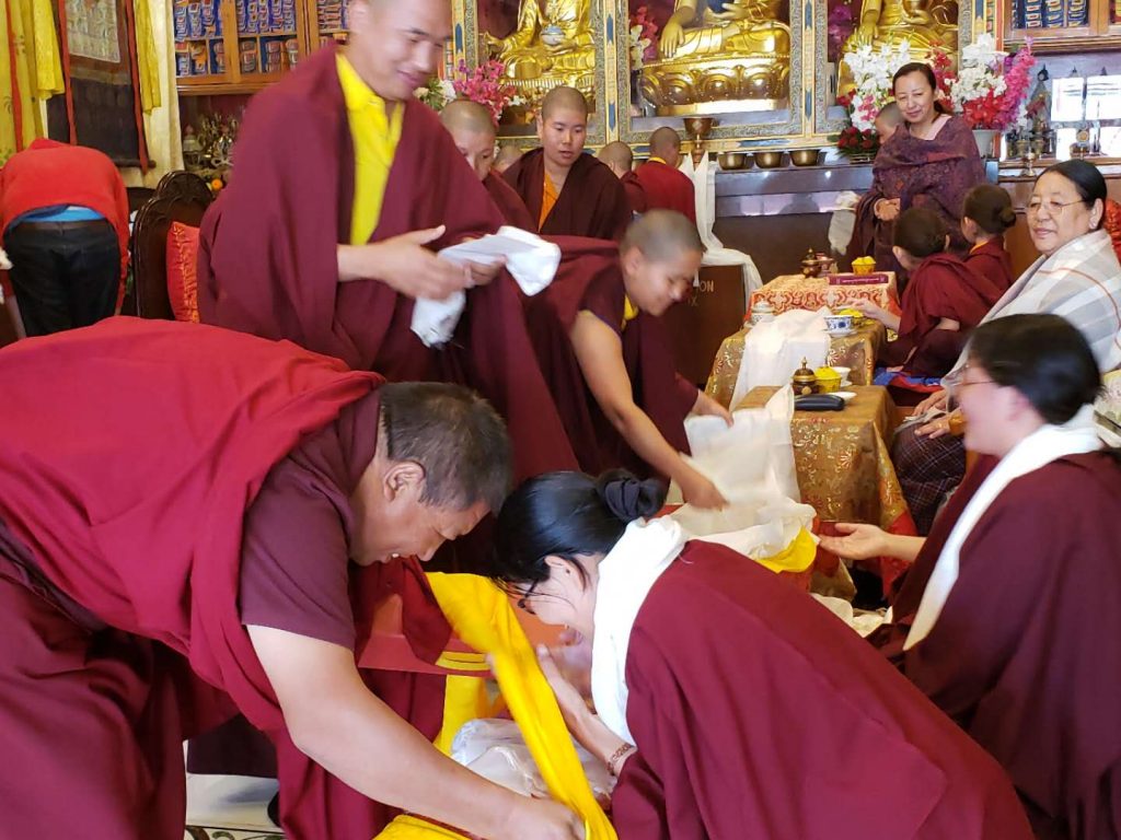 Three-Year Retreat Ends at Samten Tse Retreat Center (STRC)